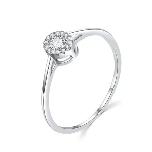 MOISS Luxus ezüst gyűrű átlátszó cirkónium kővel R00020 52 mm