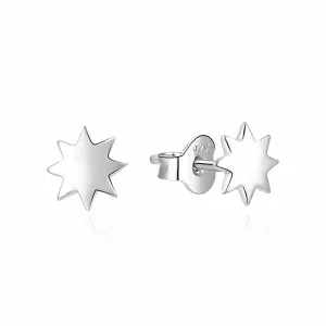 MOISS Minimalista ezüst fülbevaló Csillagok E0002491 #1361668