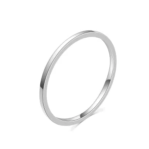 MOISS Minimalistaezüst gyűrű R0002020 45 mm
