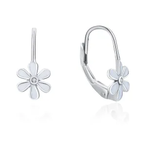 MOISS Varázslatos ezüst fülbevalók Virágok E0000151
