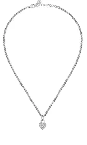 Morellato Romantikus acél nyaklánc kristályokkal 4G Logo Boule SABG26