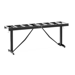 Görgős asztal - 200 kg - 167 x 35 cm - 9 görgő - állítható magasságú | MSW