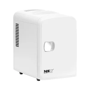 Mini hűtő - 12 V / 230 V - 2 az 1-ben melegen tartó funkcióval - 4 l - fehér | MSW