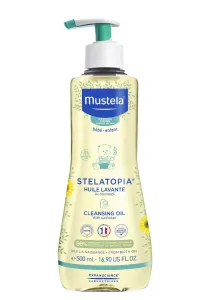 Mustela Baba zuhany és fürdőolaj rendkívül száraz és atópiás bőrre Stelatopia (Cleansing Oil) 500 ml
