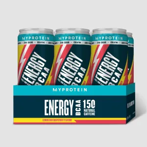 BCAA Energy Drink Energiaital - 6 x 330ml - Lemon and Grapefruit