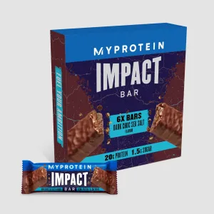 Impact Protein Bar - 6Szeletek - Étcsokoládé és tengeri só