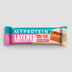 Layered Protein Bar szelet (minta) - Vanilla Birthday Cake
