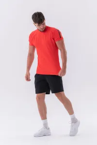 Férfi sportpóló Nebbia „Essentials“ 326  piros  XL