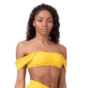 Női bikini felső Nebbia Miami Retro Top 553  sárga  M