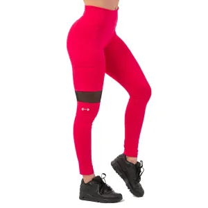 Nebbia leggings Sporty magas derékkal és oldalzsebbel  pink  M