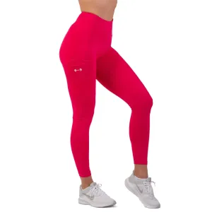 Női leggings magas derékkal Nebbia Active 402  pink  XS