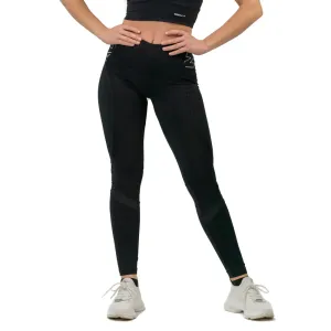 Női leggings magas derékkal Nebbia FIT Activewear 443  fekete  L