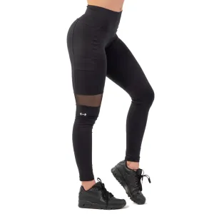 Nebbia leggings Sporty magas derékkal és oldalzsebbel  L  fekete