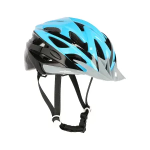 Kerékpáros sisak NILS Extreme MTW210 kék fekete