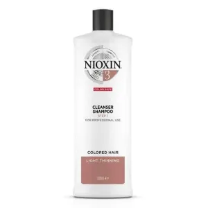 Nioxin Sampon vékonyszálú, enyhén elvékonyodó festett hajra System 3 (Shampoo Cleanser System 3) 1000 ml