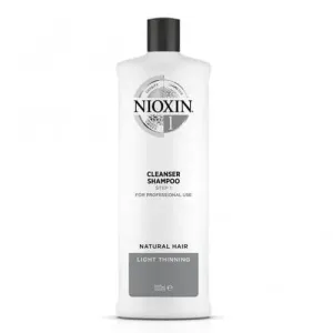 Nioxin Sampon vékonyszálú, enyhén elvékonyodó természetes hajra System 1 (Shampoo Cleanser System 1) 1000 ml