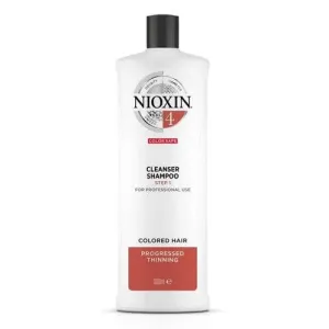 Nioxin Sampon vékonyszálú, és jelentősen ritkuló festett hajra System 4 (Shampoo Cleanser System 4) 300 ml