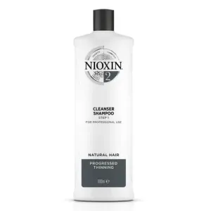 Nioxin Tisztító sampon finom, jelentősen vékonyodó természetes hajra System 2 (Shampoo Cleanser System 2) 1000 ml