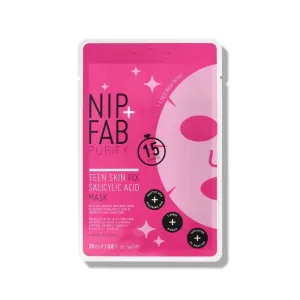 NIP + FAB Vászonmaszk arcra Salicylic Fix (Sheet Mask) 25 ml