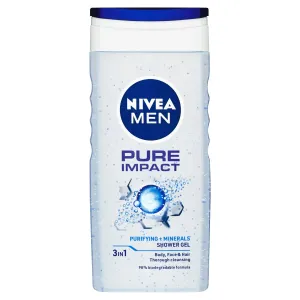 Nivea Energizáló tusfürdő Men Pure Impact (Shower gel) 250 ml