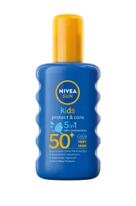 Nivea Gyermekek színes napvédő spray OF 50+ (Moisture Sun spray) 200 ml