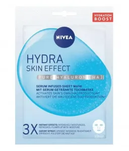 Nivea Hidratáló textilmaszk Hydra Skin Effect (Serum Infused Sheed Mask) 20 ml