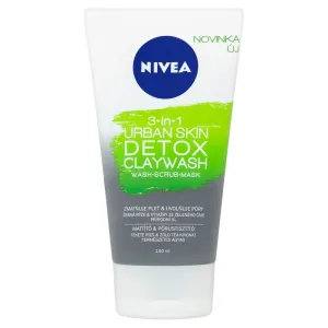 Nivea Méregtelenítő agyag tisztító krém 3 az 1-ben Urban Skin (Detox Clay Wash) 150 ml
