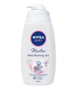 Nivea Micellás fürdőgél gyerekeknek (Micellar Mild Washing Gel) 500 ml