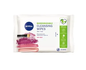 Nivea Nyugtató bőrtisztító kendők száraz és érzékeny bőrre (Cleansing Wipes) 25 db