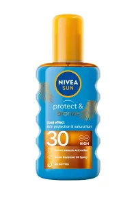 Nivea Sun barnulást elősegítő napolaj spray SPF 30 (Protect & Bronze Oil) 200 ml