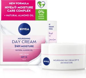 Nivea Tápláló nappali krém száraz bőrre SPF 15 (Nourishing Day Cream) 50 ml