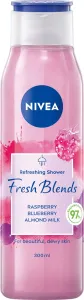 Nivea Tusfürdő málna és áfonya illattal Fresh Blends (Refreshing Shower) 300 ml