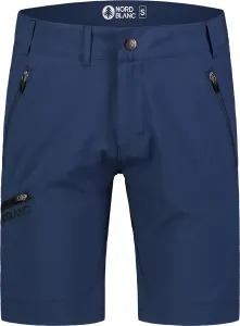 Férfi könnyűsúlyú outdoor rövidnadrág Nordblanc Hátul kék NBSPM7622_NOM