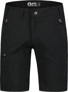 Férfi könnyűsúlyú outdoor rövidnadrág Nordblanc Vissza fekete NBSPM7622_CRN