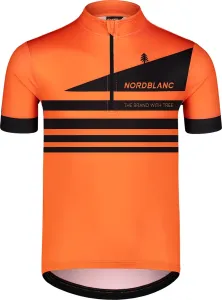 Férfi kerékpározás mez Nordblanc Elveszett narancs NBSMF7432_SOO