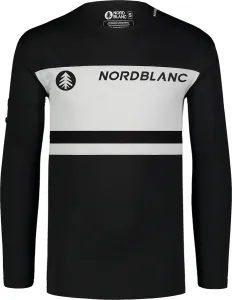 Férfi funkcionális kerékpáros póló Nordblanc Magány fekete NBSMF7429_CRN