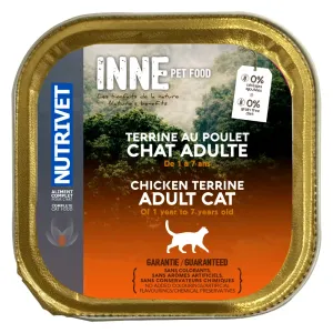 Nutrivet Inne Terrine Adult macskáknak - 10 x 150 g - csirke
