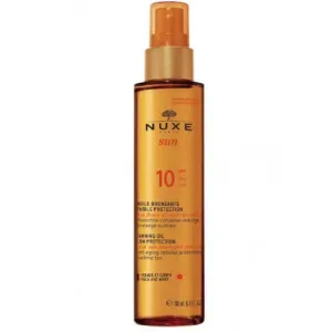 Nuxe Bronzosító napvédő olaj arcra és a testre Sun SPF 10 (Tanning Oil Low Protection) 150 ml