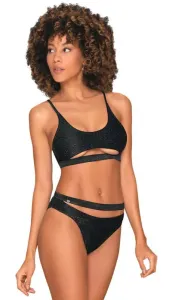 Obsessive Miamelle - pántos sportos bikini (fekete) #321991