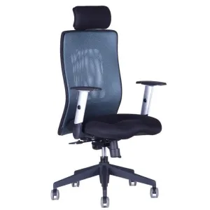 OfficePro Calypso XL ergonomikus irodai szék Szín: antracit, Fejtámla: fejtámlával együtt
