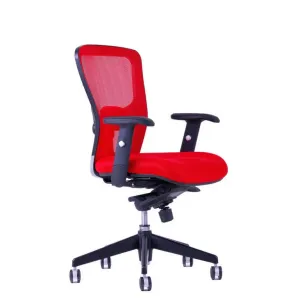 OfficePro Dike ergonomikus irodai szék Szín: piros, Fejtámla: fejtámla nélküli