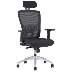 OfficePro Halia Mesh ergonomikus irodai szék Szín: fekete, Fejtámla: fejtámlával együtt