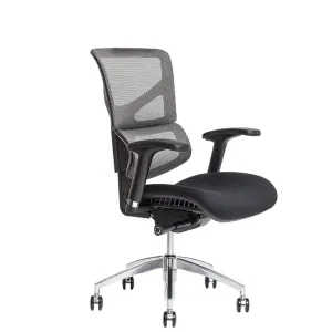 OfficePro Merope ergonomikus irodai szék Szín: antracit, Fejtámla: fejtámla nélküli