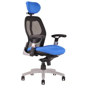 OfficePro Saturn ergonomikus irodai szék Szín: kék