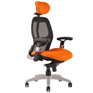 OfficePro Saturn ergonomikus irodai szék Szín: narancs