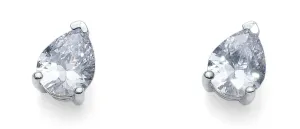 Oliver Weber Ezüst fülbevaló átlátszó cirkónium kövekkel Mulan 23050