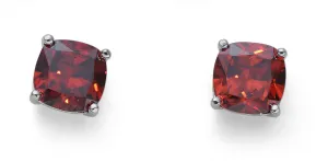 Oliver Weber Időtlen fülbevaló piros cirkónium kővel Amanor 23052 RED
