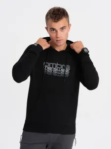 Eredeti fekete kapucnis pulóver V3 SSPS-0153