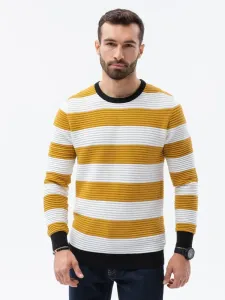 Mustár színű pulóver  E189