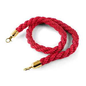 OneConcept Golden Cord, piros-arany, elválasztó kötél, kiegészítő a készlet bővítésére